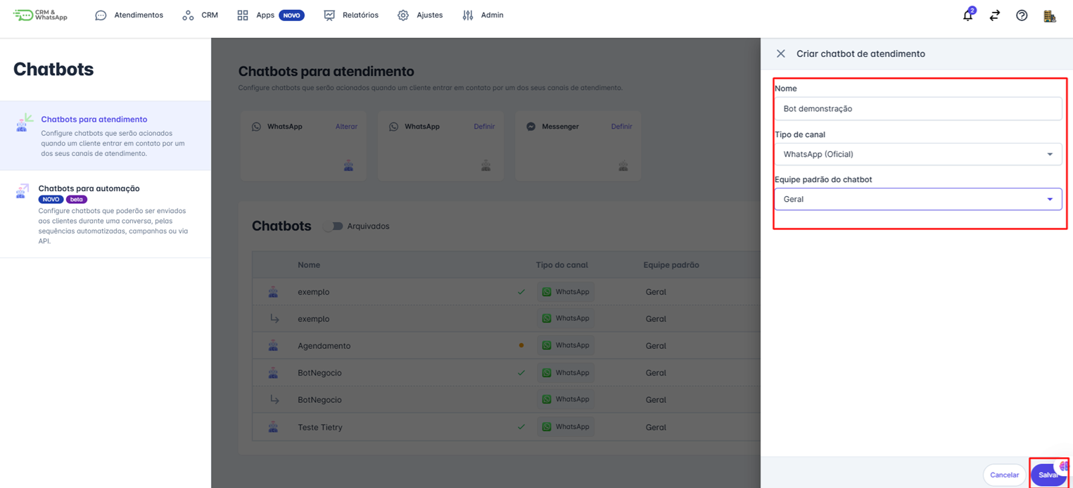 Preencher Informações