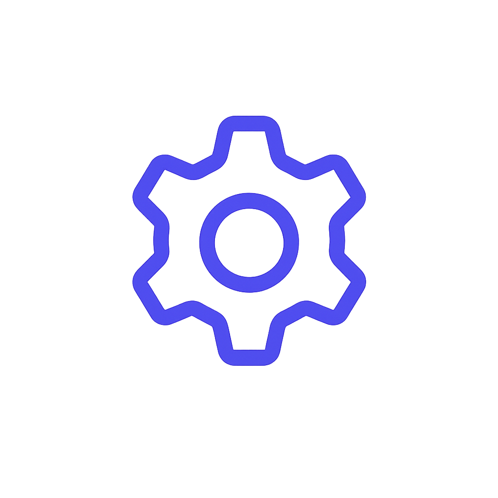 Ícone configurações