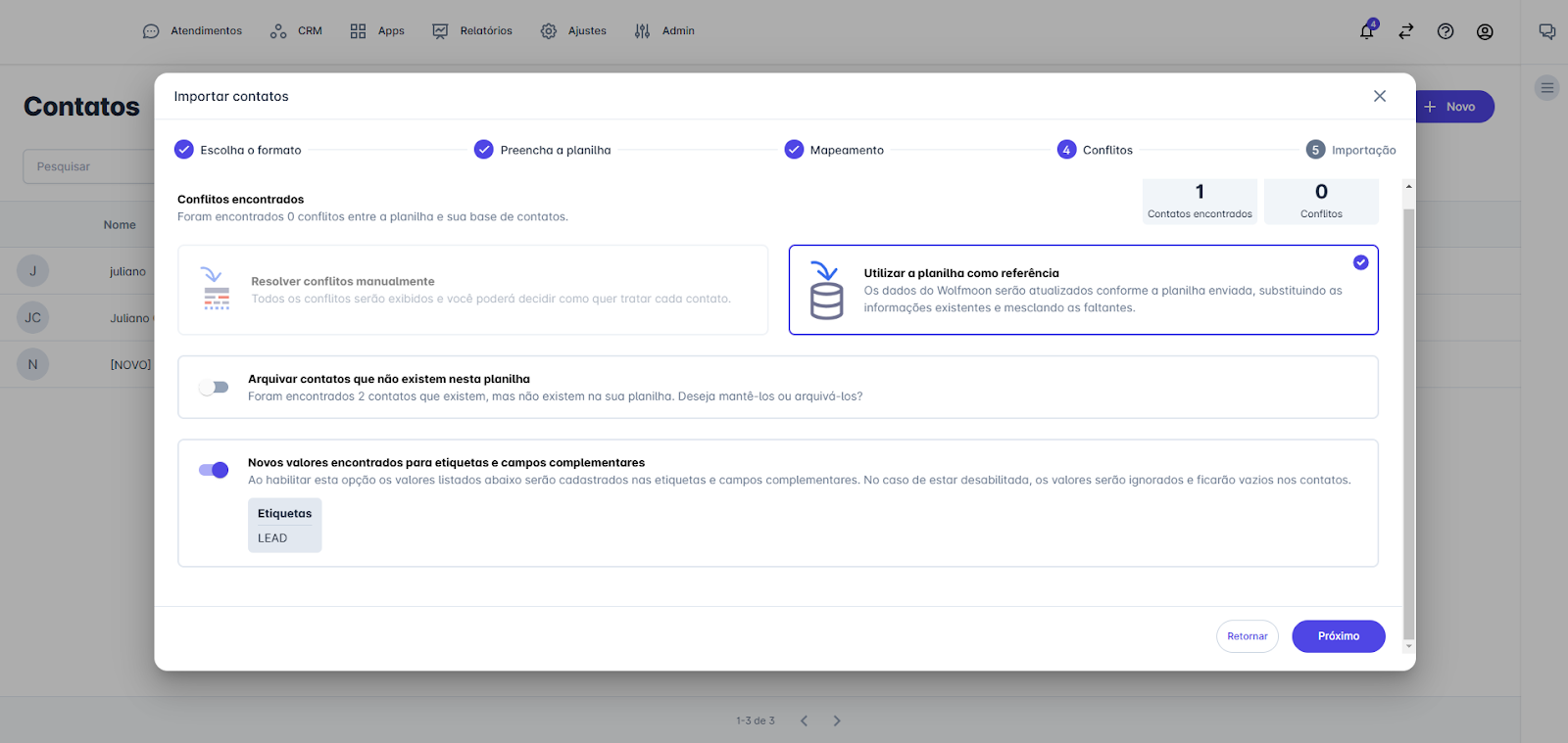 Resolução de conflitos