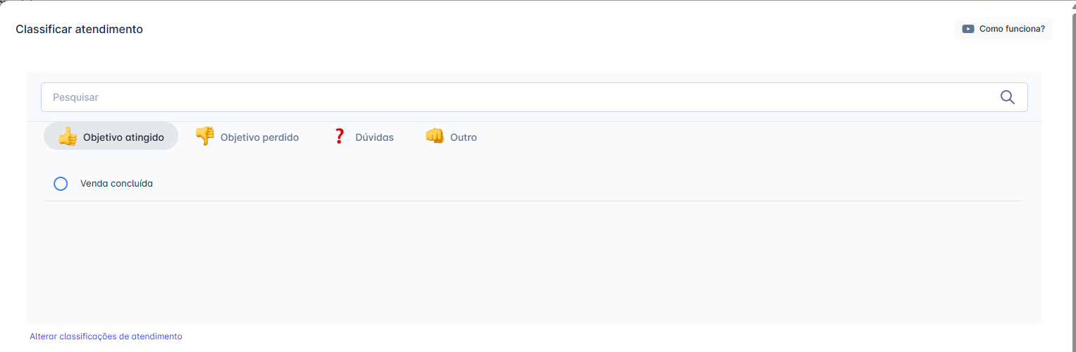 Janela de classificação