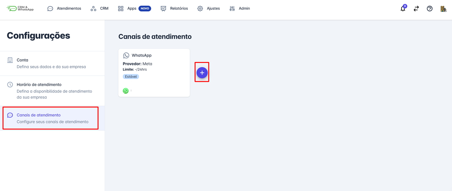 Canais de Atendimento