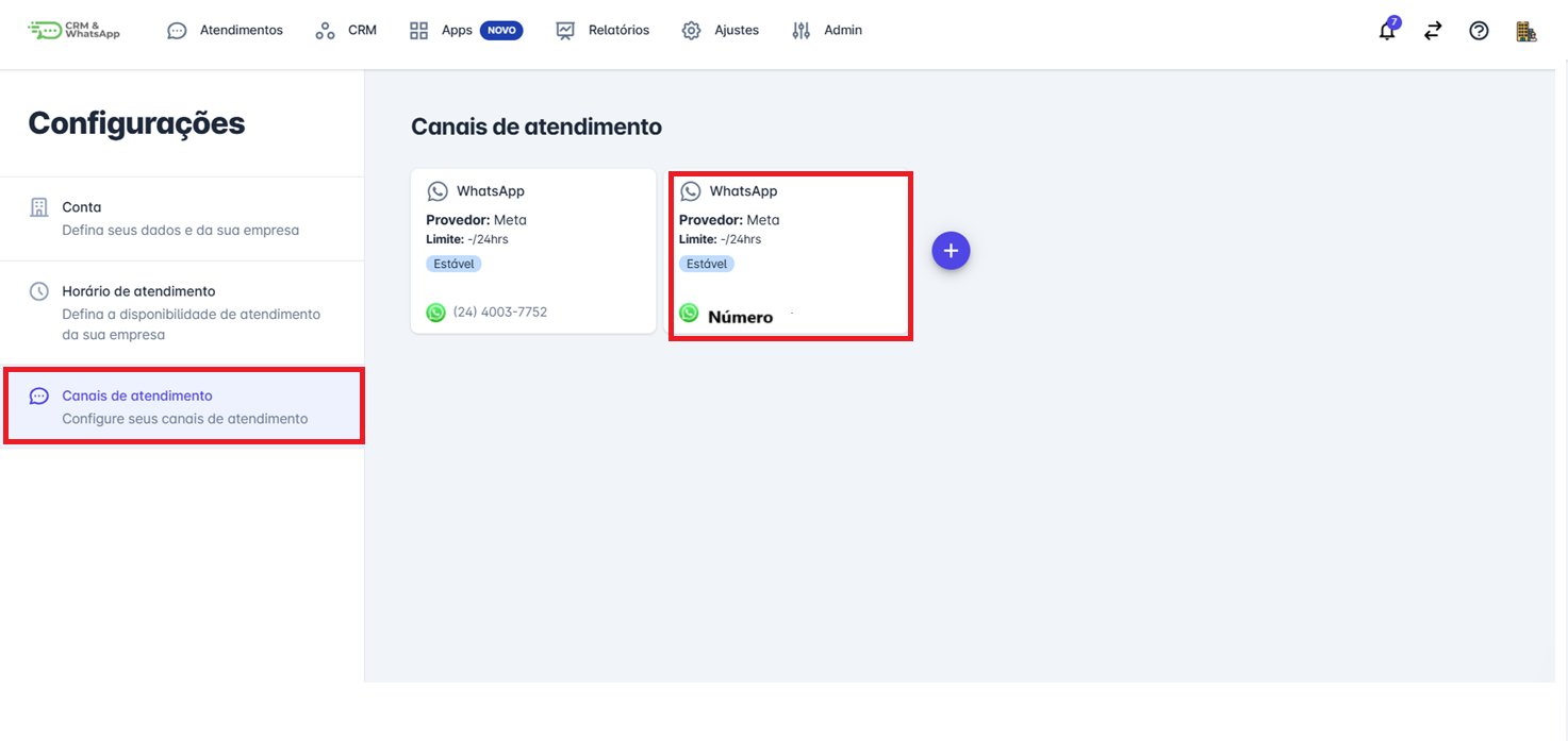 Canais de Atendimento