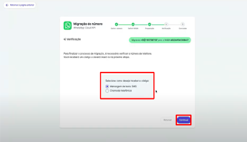 Meio de verificação