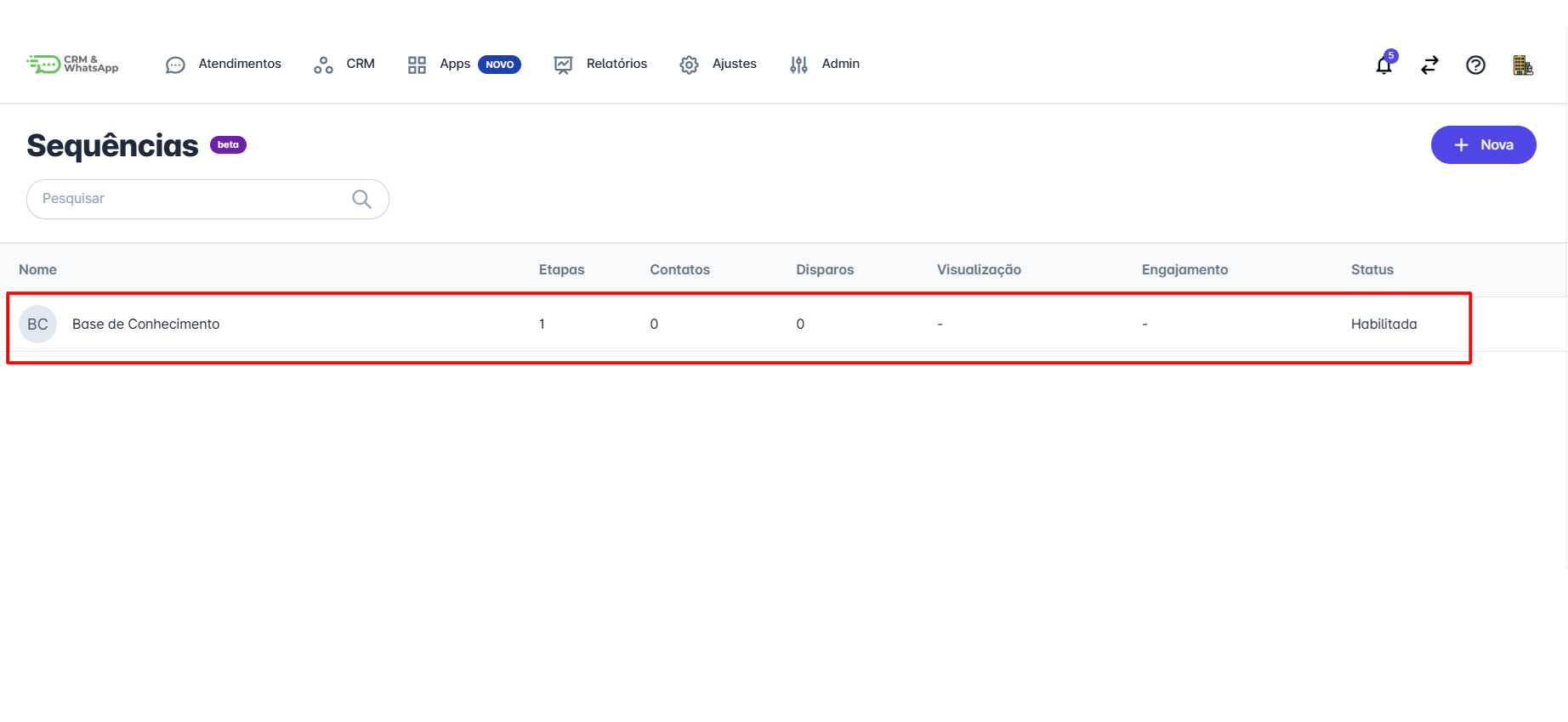 Selecionar Sequência